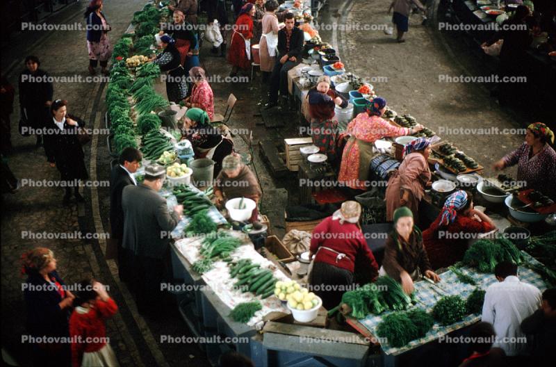 Vegetables, Open Air Market, Tashkent, Uzbekistan