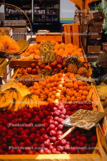 Fruit, Open Air Market, Santiago, Chile