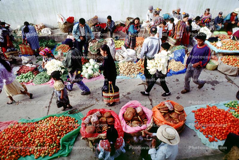 Shoppers, Open Air Market, Nebaj, Guatemala