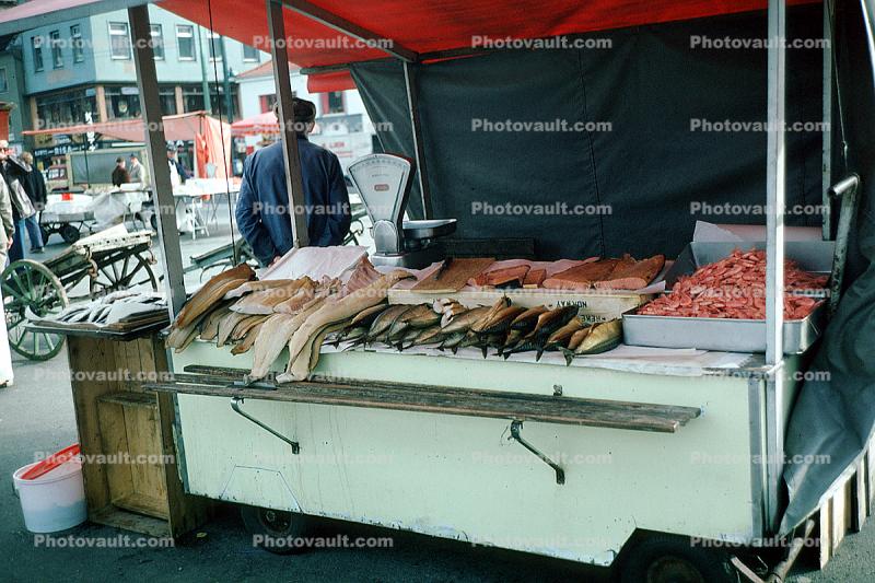 Fish, Seafood, Open Air Market, Bergen, Norway