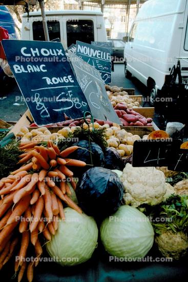 Carrot, Cabbage, Paris, France