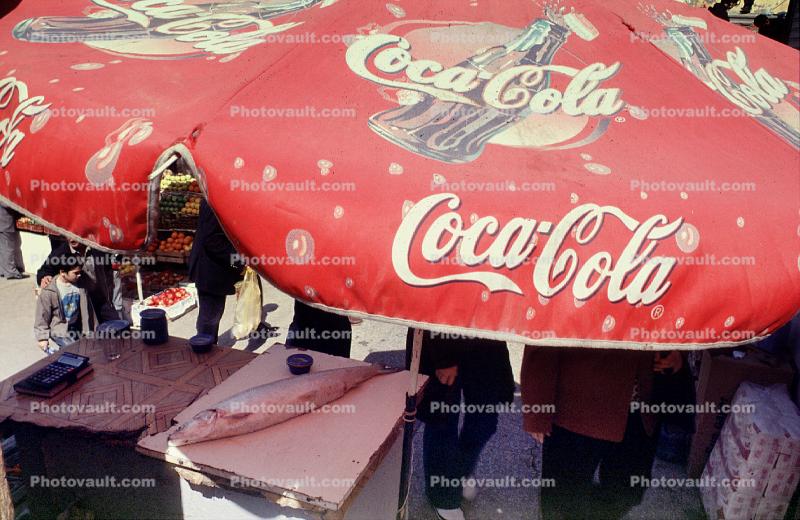 Coca-Cola Parasol, fish