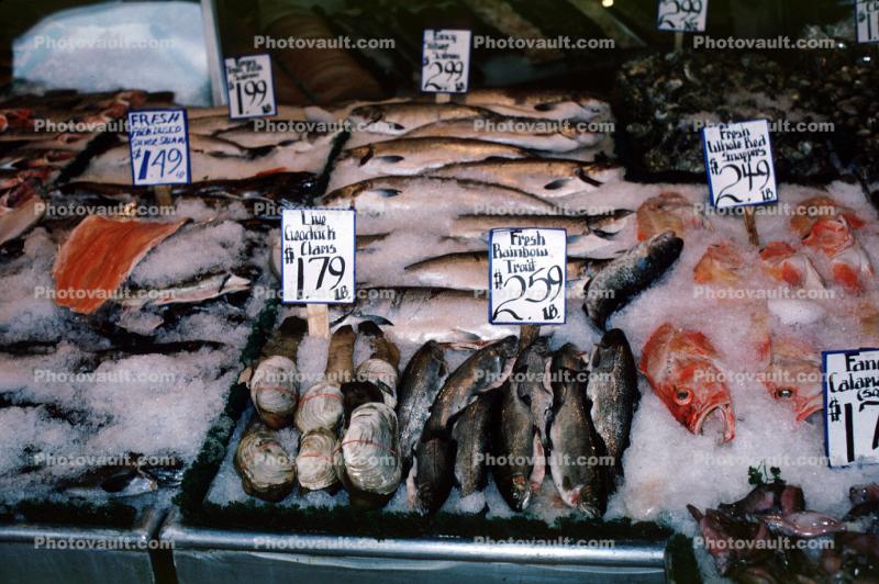 Farmers Market, Frozen Fish