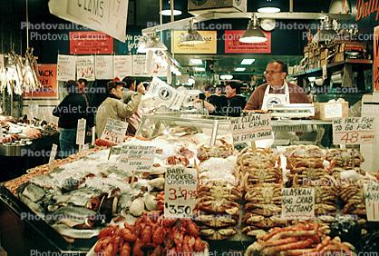 Alaskan King Crab, Farmers Market, steamed, seafood, shellfish