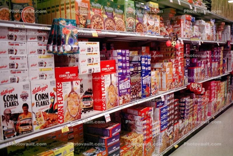 Cereal aisle, Supermarket Aisles