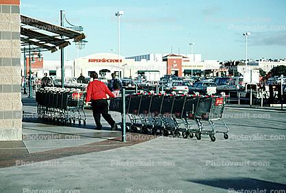 shopping carts, 16th Street Shopping Center