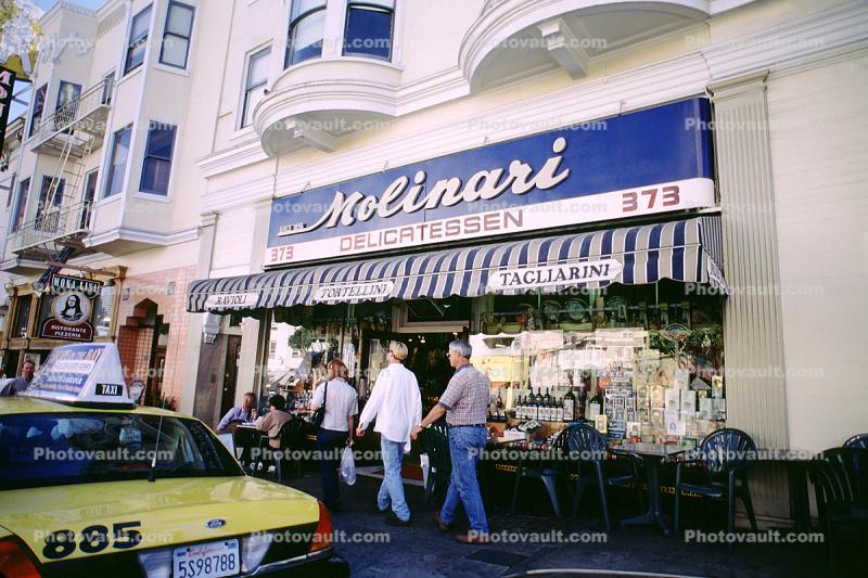 Molinari delicatessen, Taxi Cab Car, North-beach
