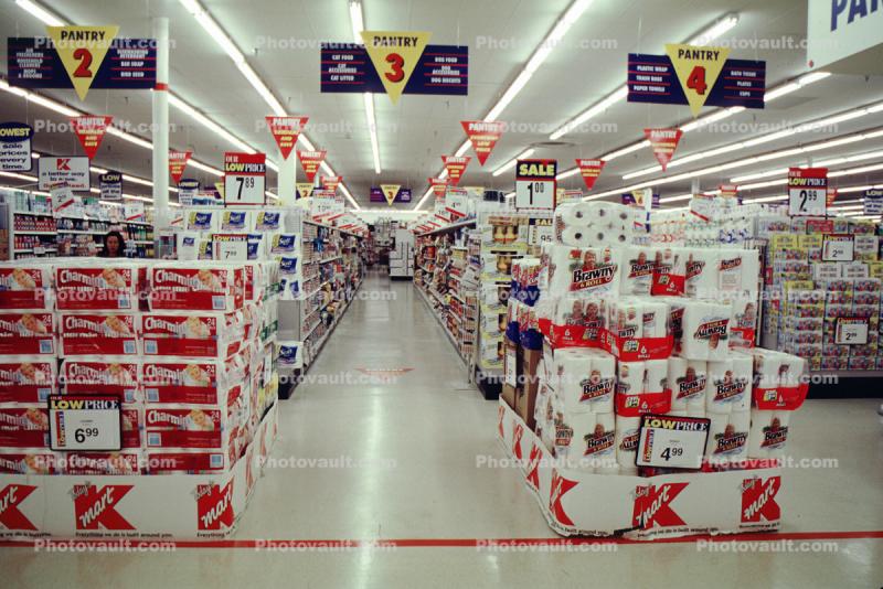 Grocery Store Aisle, Supermarket
