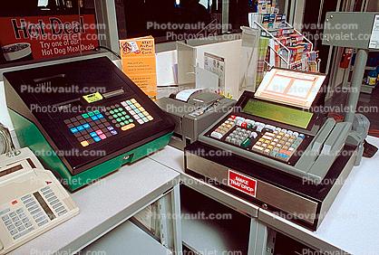 Cash Register, C-Store, Convenience Store, keypad, lottery machine
