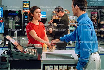 Cash Register, Convenience Store, cashier, C-Store, Customer, Shopper