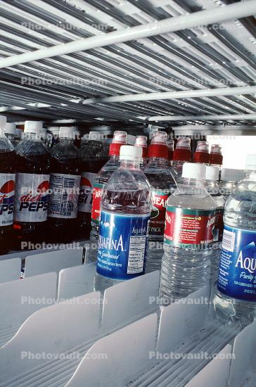 Waters, Bottled Water, bottles, refrigerated