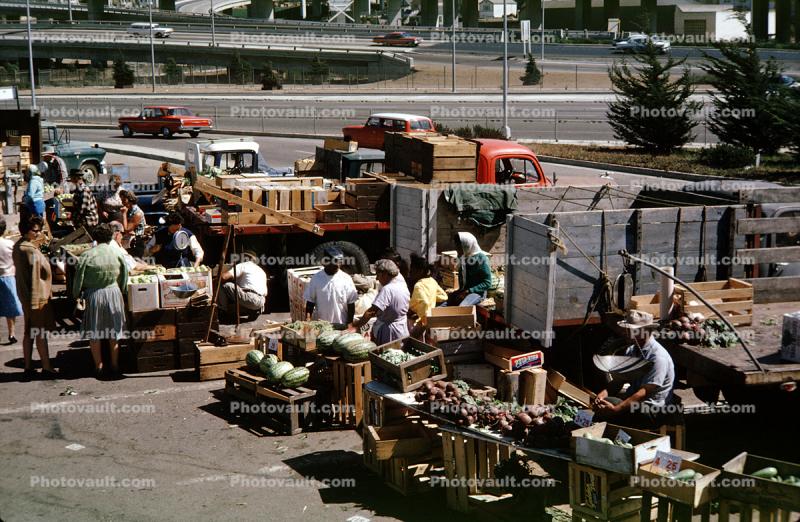 Farmers Market, San Francisco, 1950s