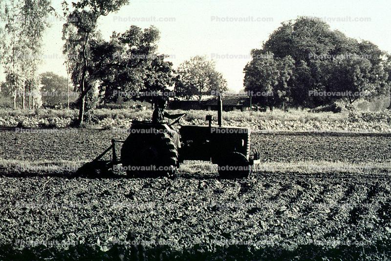 Tractor, Mechanized Farming, Plow, Plowing, Tilling, Farmer