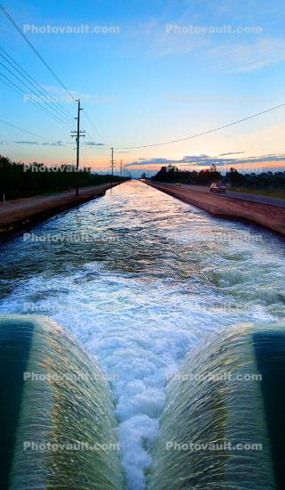 Water, Irrigation, Canal, Aqueduct, Central Valley, Turlock