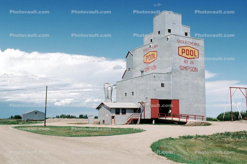 Grain Silo, building, Alberta Province, Canada