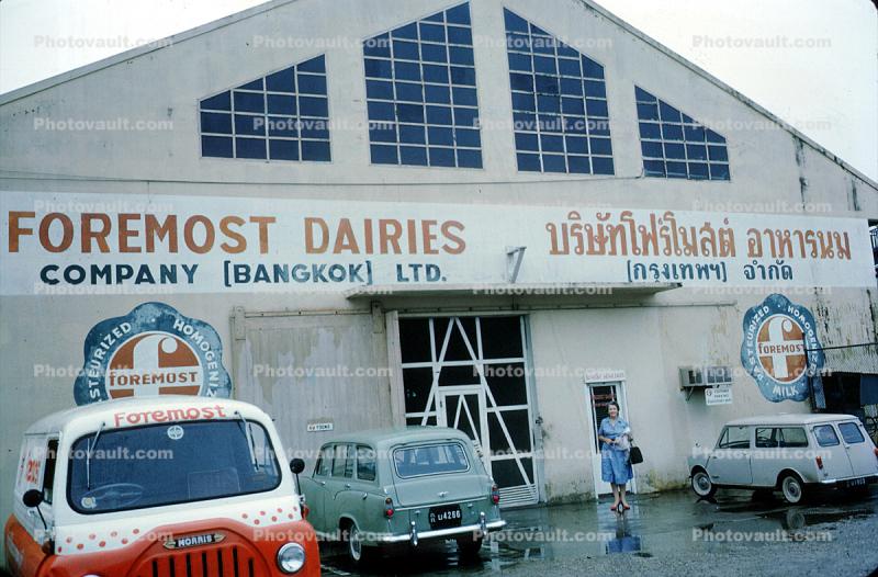 Foremost Dairies, Milk Delivery Truck , Bangkok, Dairy