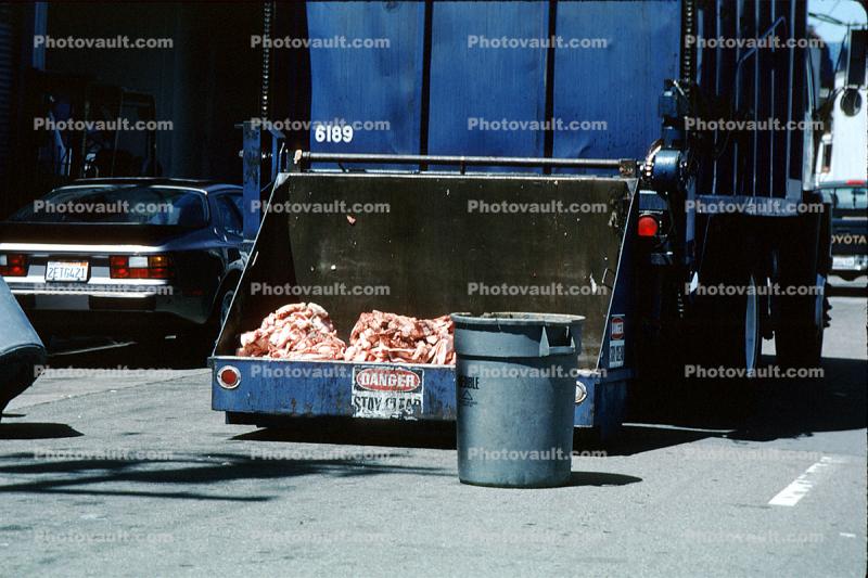 Meat Scraps, Garbage Truck, Dump Truck