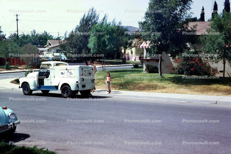 Good-Humor, Ice Cream Truck, Riverside California, Suburbia, Suburban, 1960s
