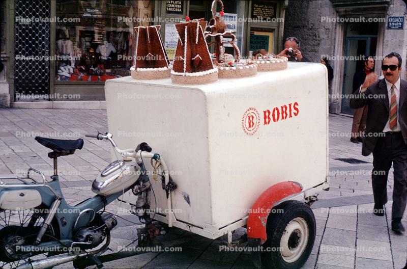 Bobis Ice Cream Scooter, Tri-Wheeler, Three Wheeler, Three-wheeler, 3-Wheeler, 1950s