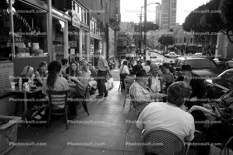 Sidewalk Cafe, North-Beach, San Francisco