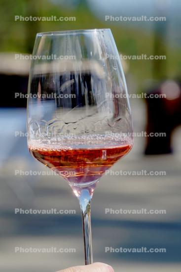 Rose Wine, glass