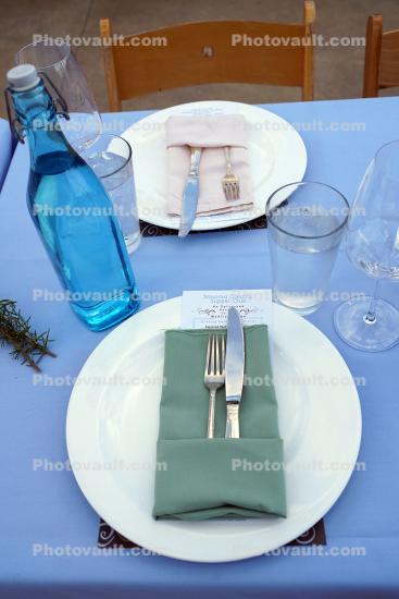 Dinner Table, Plate Setting