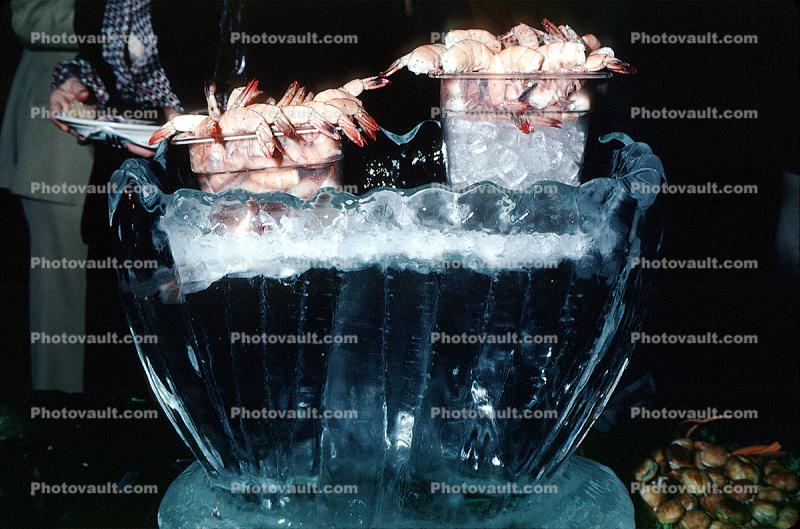 Ice Sculpture, Shrimp, The Ben Jonson, The Cannery, 6 December 1979