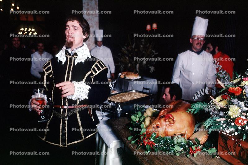 Cook, Meat Platter, Pig Roast, The Ben Jonson, The Cannery, 6 December 1979