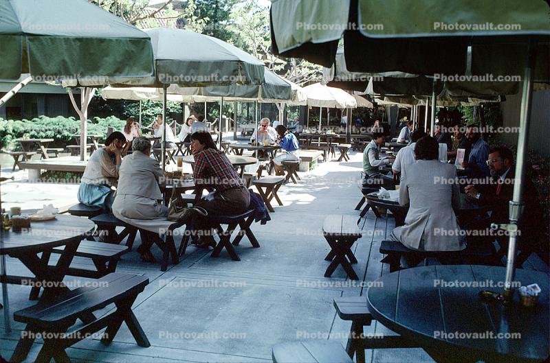 Outdoor Lunch Courtyard, 8 April 1985