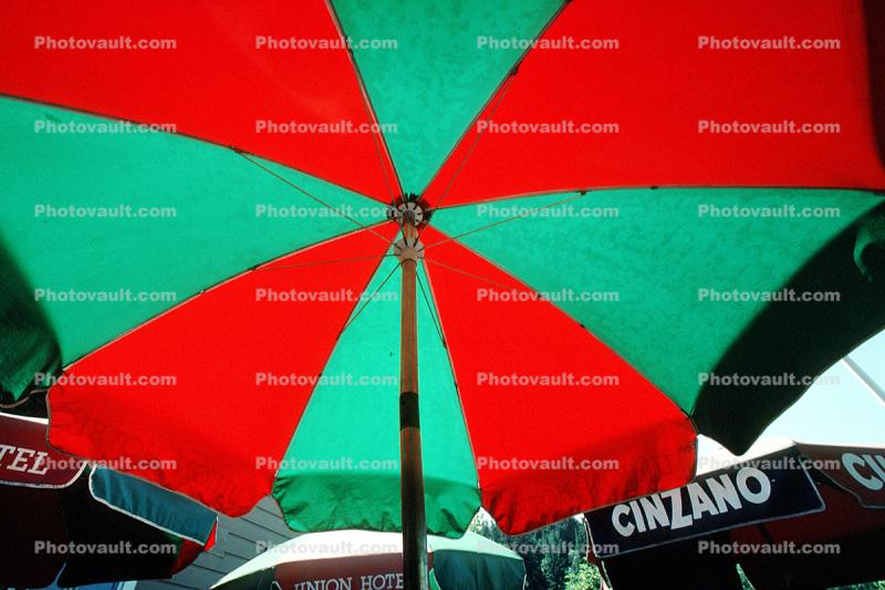 Red Green, Parasol, Umbrella, Cinzano