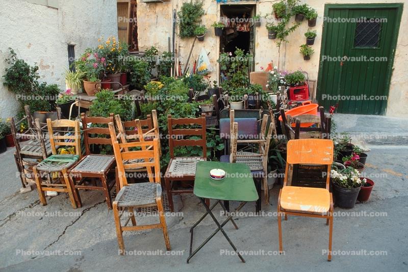 Chairs, Athens Greece