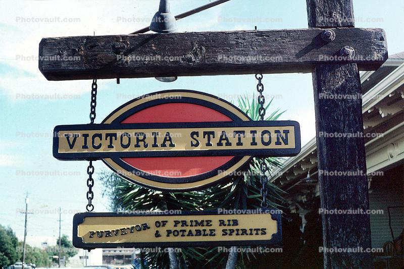 Victoria Station Signage, sign