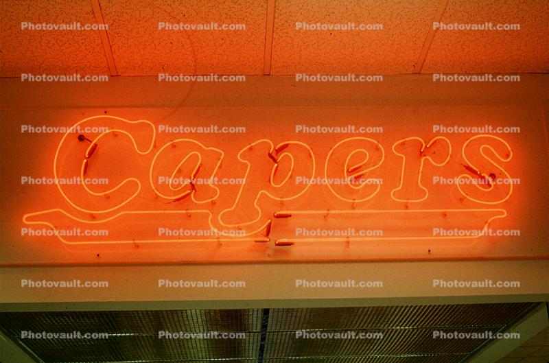 Capers, Neon Sign