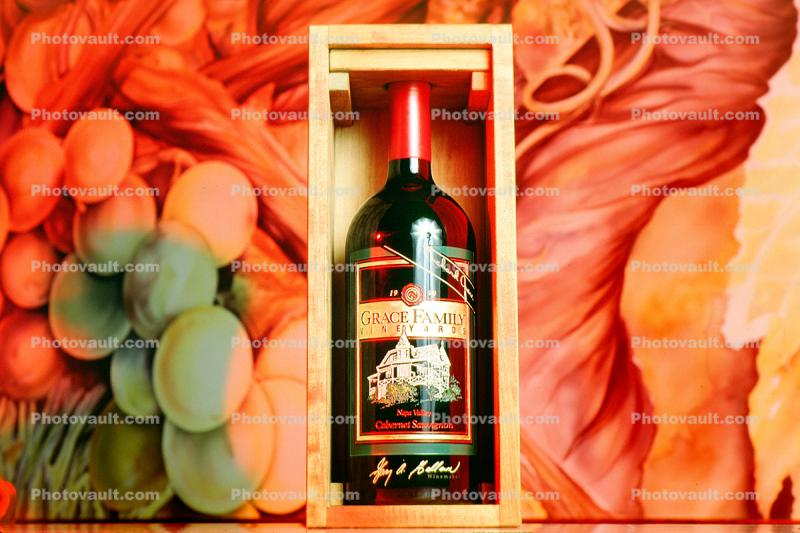 Red Wine Bottle, box