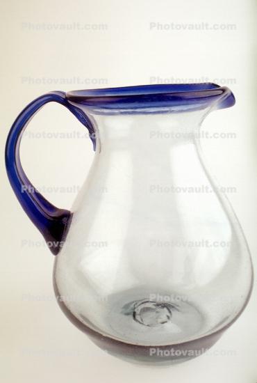 glass pitcher, handle