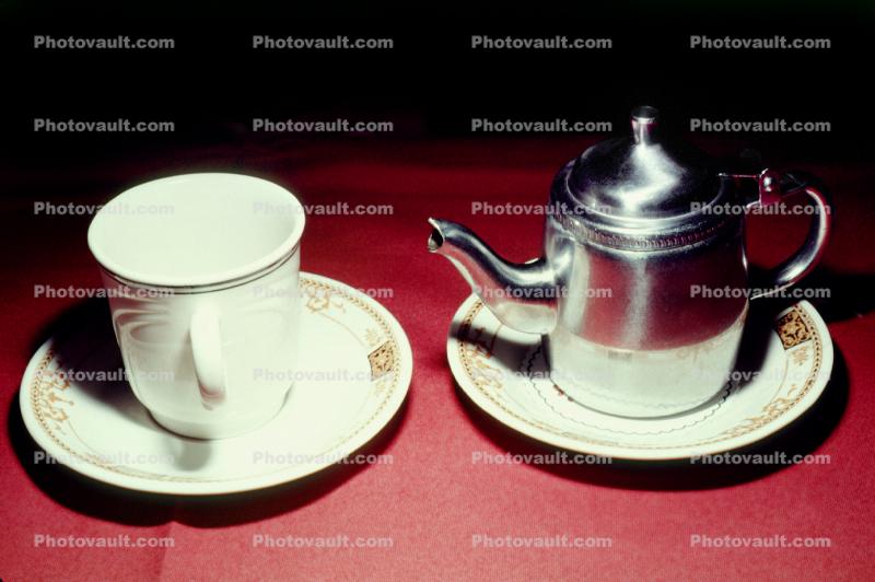 tea pot, cup, saucer, Teapot, Teacup