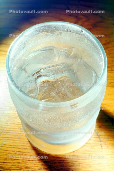Ice in Water Glass