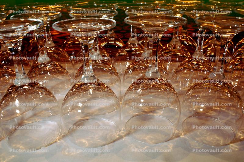 Wine Glasses racked