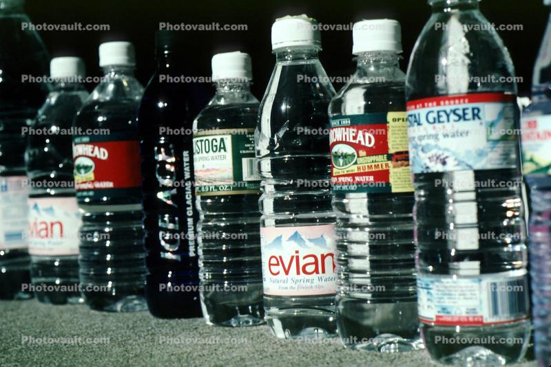 Plastic Bottled Water, bottles