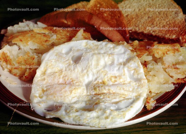 eggs, toast, hash, Breakfast