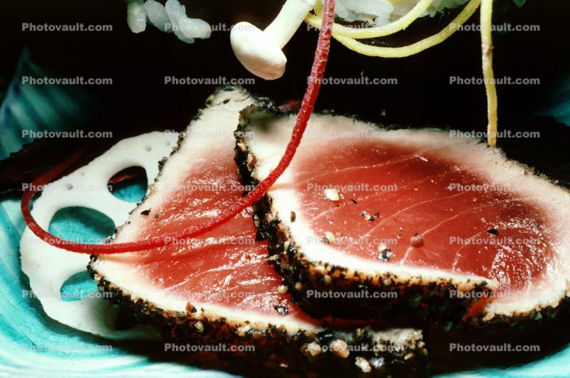 Seared Tuna, sushi