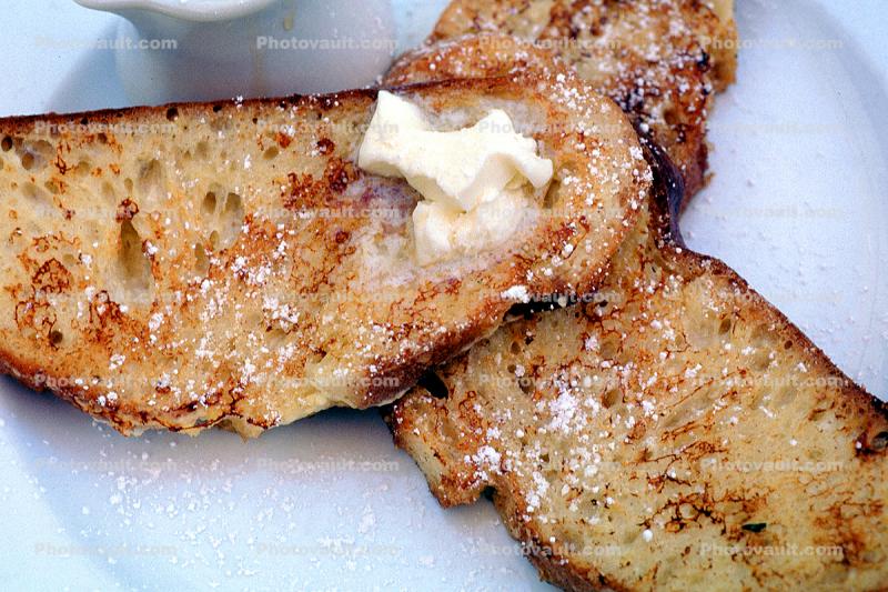 French Toast, Breakfast, fried, melting butter
