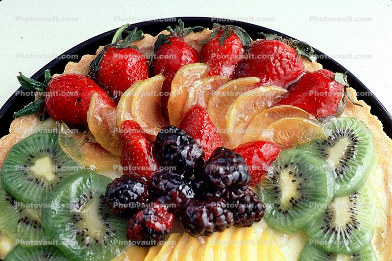 Blackberry Strawberry Orange Fruit Pastry