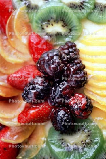 Blackberry Strawberry Orange Fruit Pastry