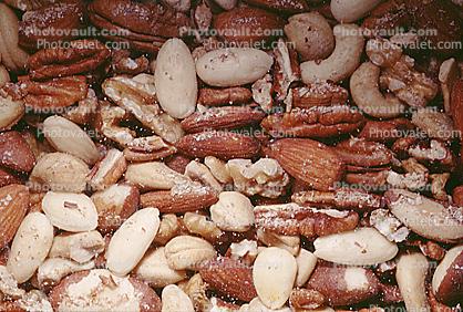 nuts, seeds, texture, background