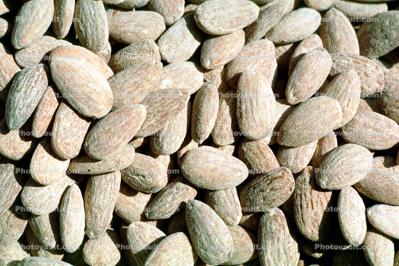 salted almonds, texture, background
