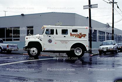 Loomis Fargo Armed Vehicle, armored