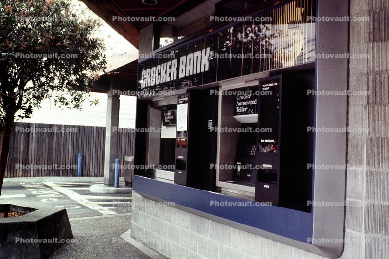 Crocker Bank ATM, Automated Teller Machine, building