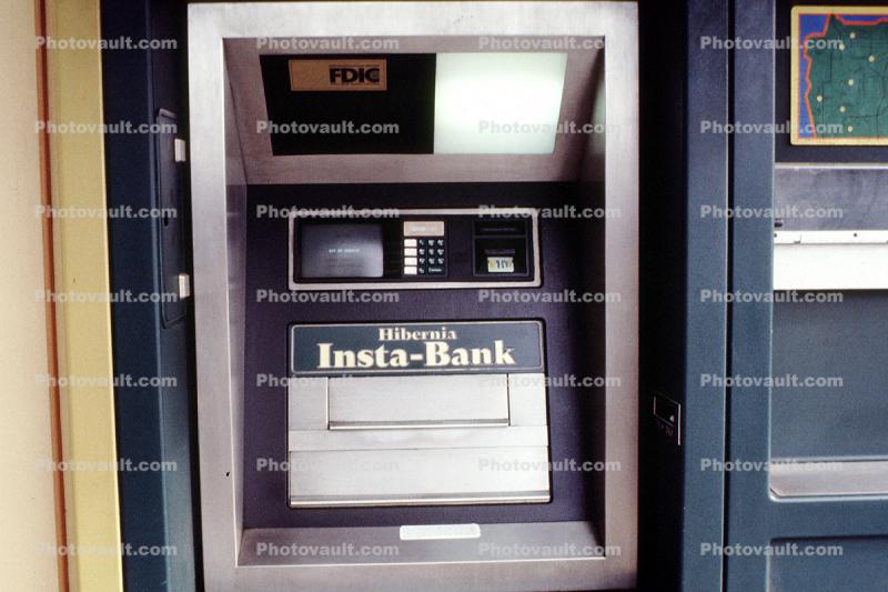 Hibernia Insta-Bank, ATM, Automated Teller Machine