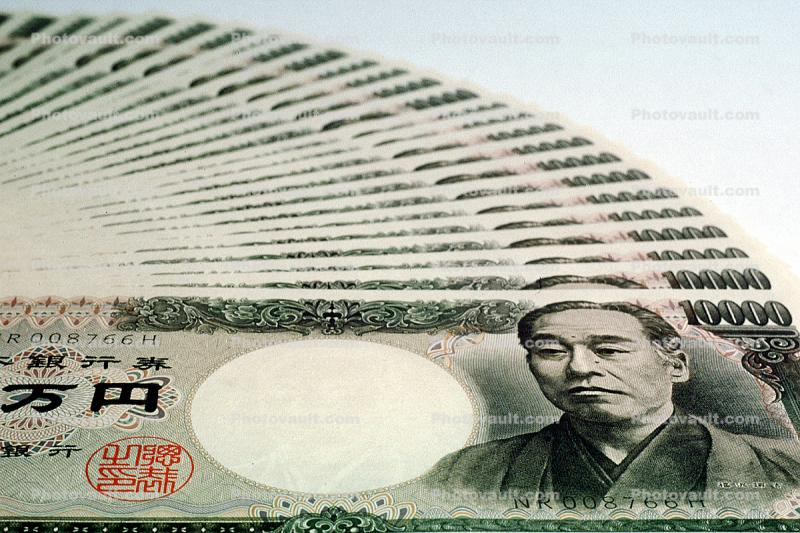 yen, Paper Money, Cash